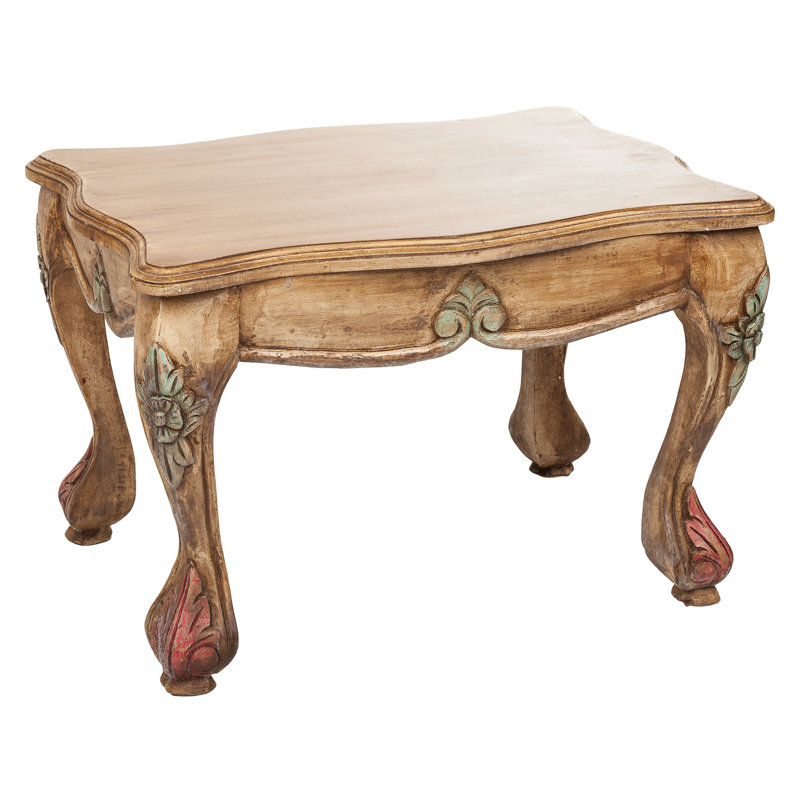 Atmanand Solid Wood Four Leg Coffee Table