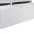 Modern White Led Lights Coffee Table With 2 Storage Drawers - 47.2" Long Rectangular And Energy-545687512