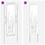 vidaXL Garden Privacy Screen Partition Outdoor Decor Modern Decorative Barrier
