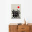 Marching Archers Red Sun Minimalist Abstract Architecture Landscape Wall Art Print-135429985