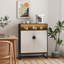 Rangement à chaussures à 5 niveaux, armoire à chaussures avec portes, range-chaussures moderne
