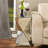 Contemporary Multi-Faceted Mirrored Side Table With Beveled Edge Glass, Mdf Construction