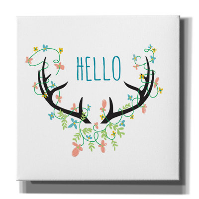 «Hello» par Jan Weiss, art mural sur toile