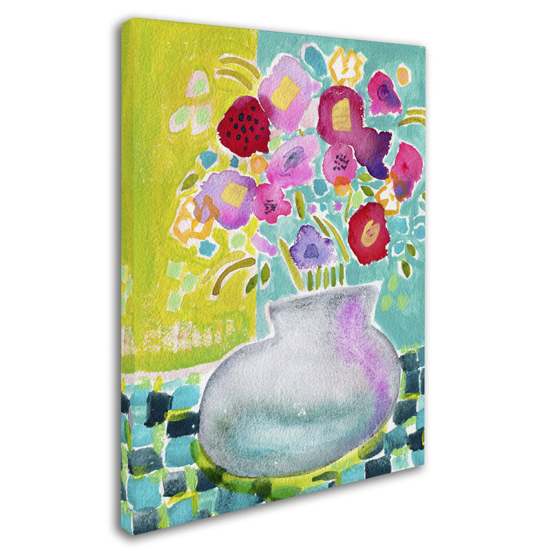 Berkley «Flowers from a Friend», reproduction sur toile tendue, H 32 po x l 24 po x P 2 po