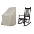 Chaise berçante d'extérieur avec housse de chaise berçante Emjay