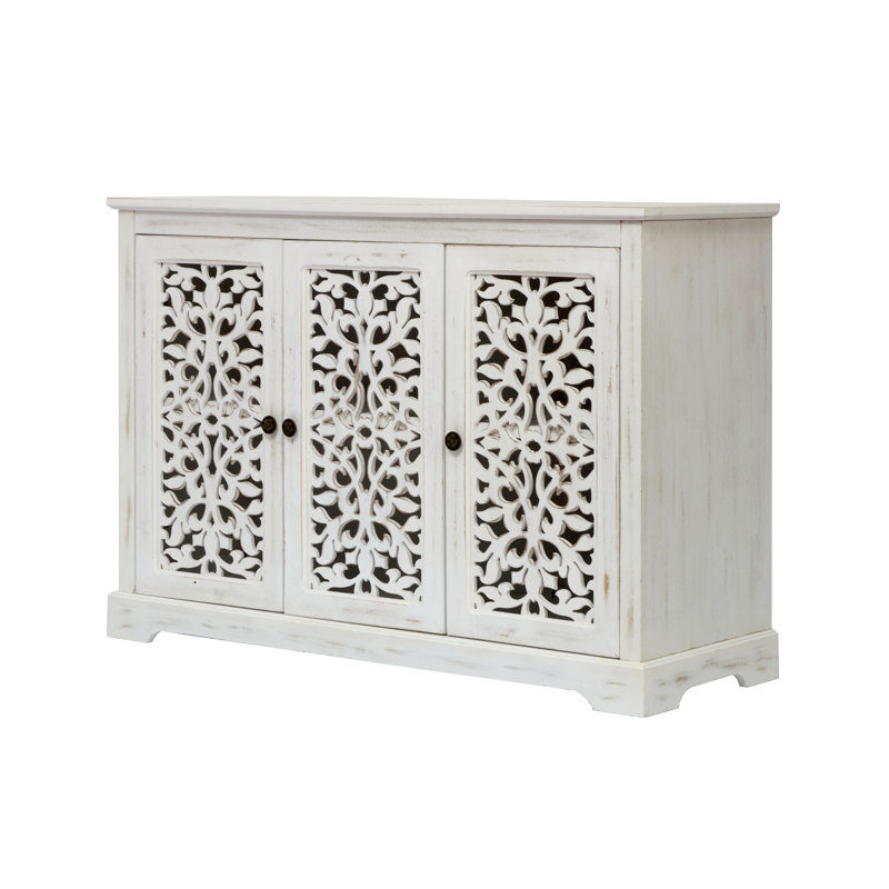 Antique Sideboard Storage Cabinet, Vintage Accent Cabinet,Console Cabinet For Kitchen Dining Room Living Room Hallway