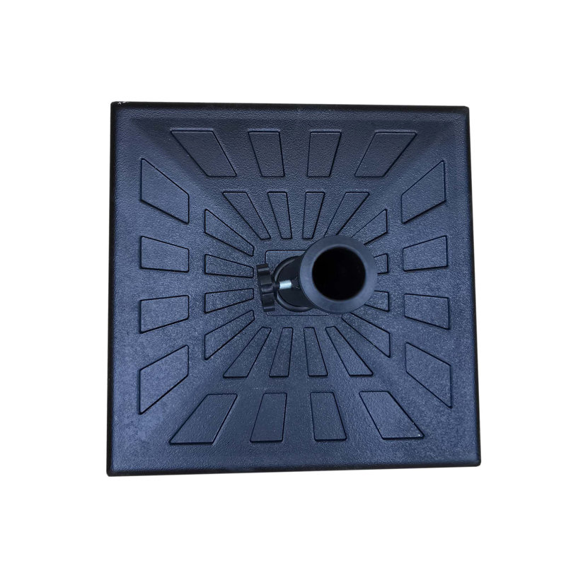 Parasol d'extérieur durable avec fonctions polyvalentes et design élégant, Gris
