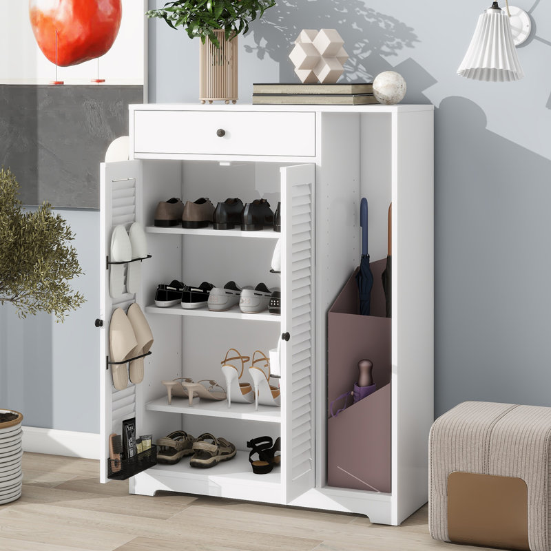 Range-chaussures autoportant avec 2 volets