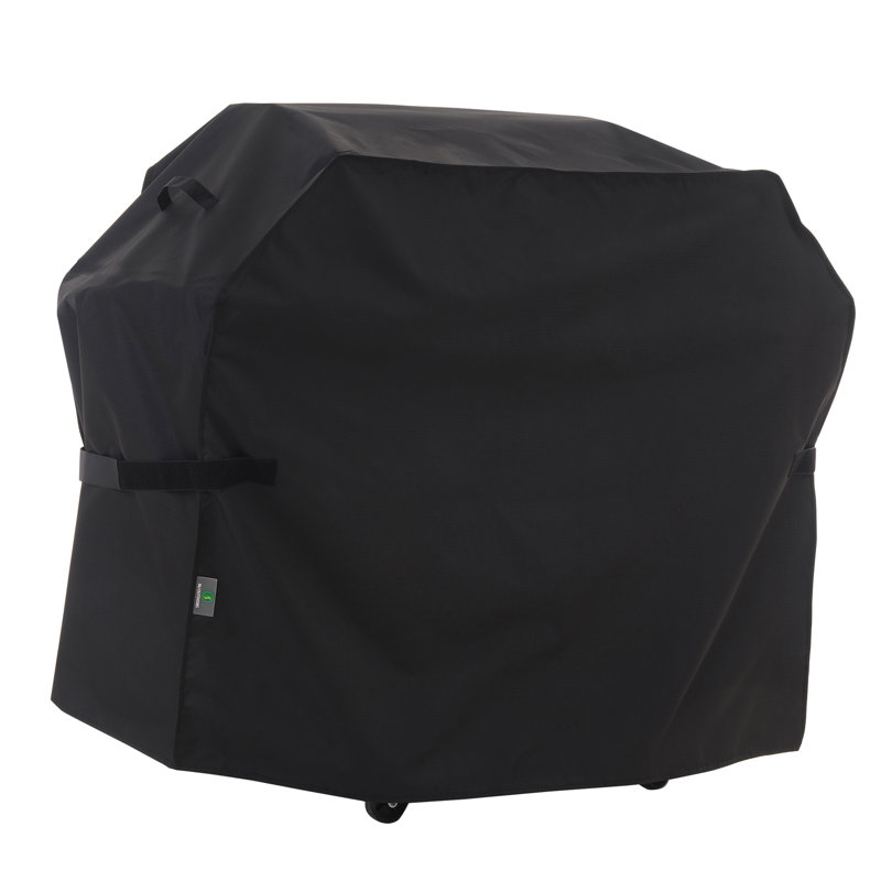 Premium Waterproof Outdoor Patio Grill Cover: Latest Rip-Stop Fabric, 3-Year Warranty, Black, 43" H x 53" W x 27" D