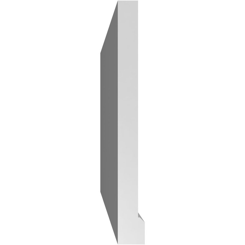 Cadre de seuil Brickmould, brun clair apprêté, H 18 po x l 34 po x P 2 po