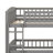 Bunk Bed With Slide,Fence And Ladder-415820331