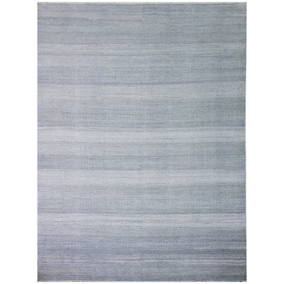 Area Rug in Silver