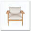 Chaise longue d'extérieur en bois d'acacia