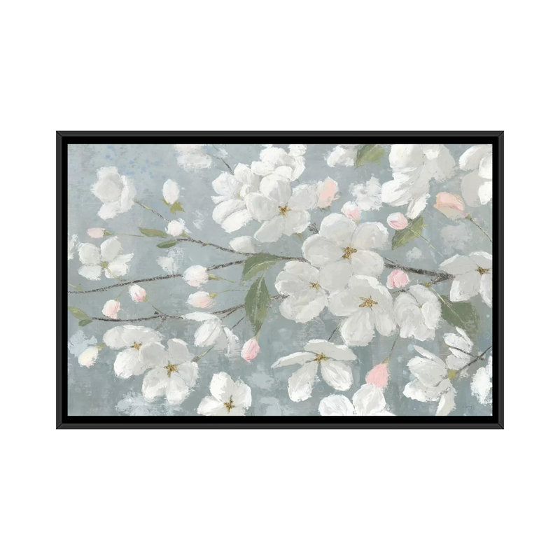 «Spring Beautiful», reproduction d'art sur toile, H 18 po x l 26 po x P 1,5 po, Toile avec cadre noir, Pas de tapis