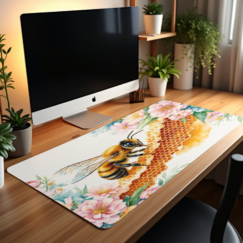 Polyester Desk Pad, 23.6x13.8