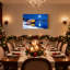 «Christmas Santa Boat Christmas Night Moon Snow Water Lights Tree», ensemble de 3 impressions d'art sur toile-1025697181