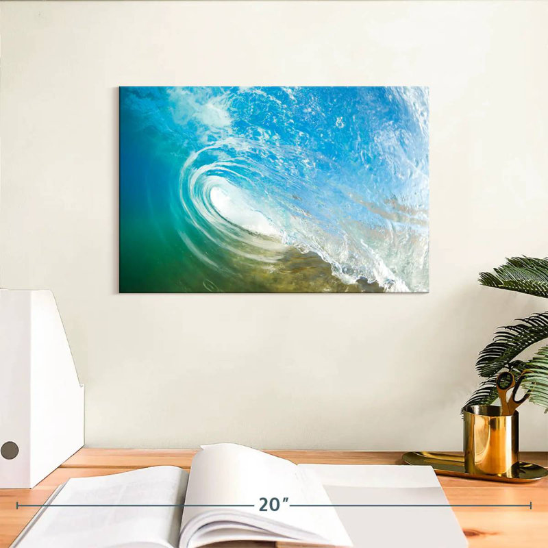 Gillard Clear Ocean Wave, H 8 po x l 12 po