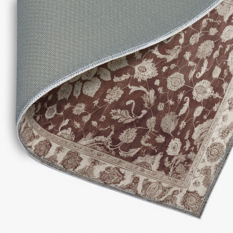 Tapis gris d'intérieur et d'extérieur Tabriz, Rectangulaire 2 pi x 3 pi