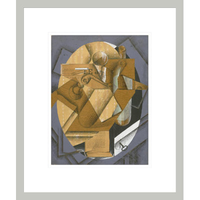 «Still Life: The Table» par Juan Gris, impression giclée sur cadre