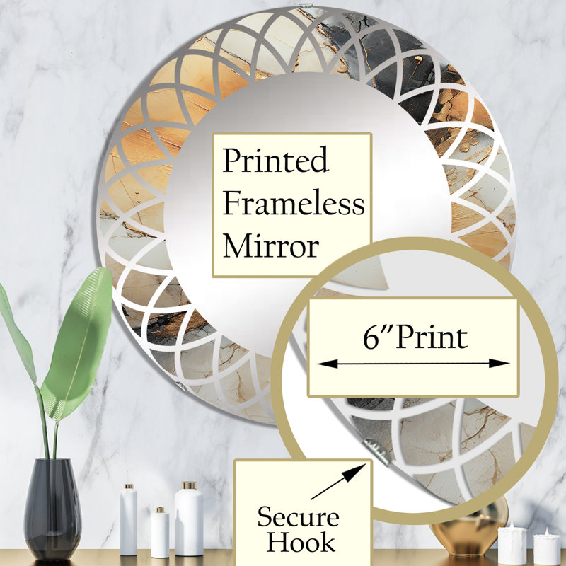 Miroir Marcellina, 32 po x 32 po