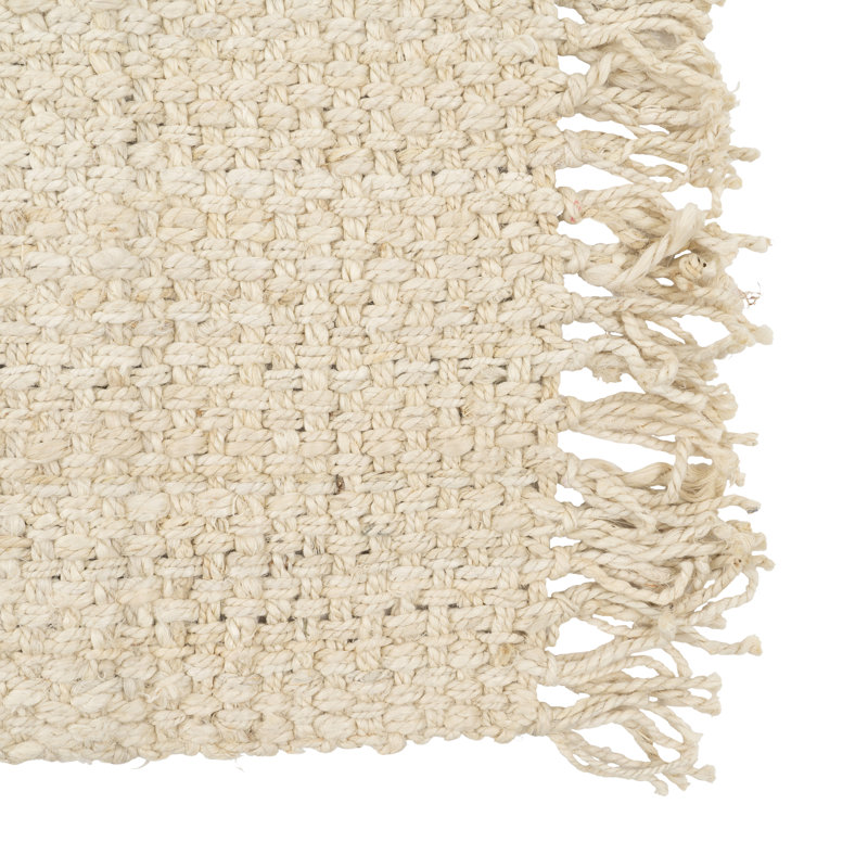 Bindera Solid Colour Jute / Sisal Hand Woven Area Rug, Rectangle 160 x 230cm