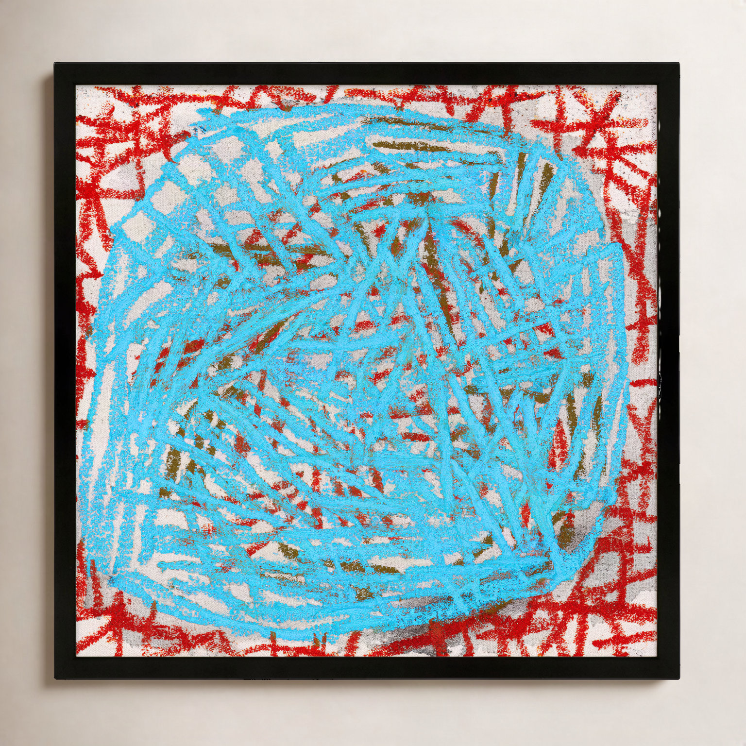 Dreya "Robins Nest" Print by Stephanie Dennis, 20" H x 20" W  x 1.25" D, Black