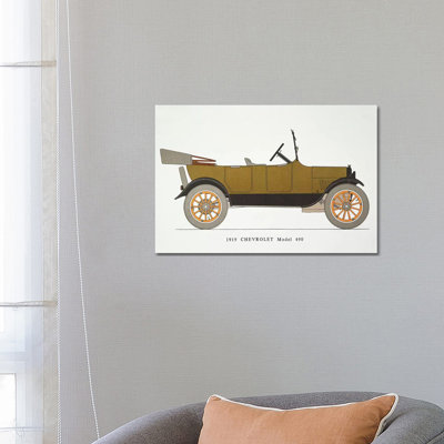 Auto: Chevrolet, 1919 - Wrapped Canvas Print
