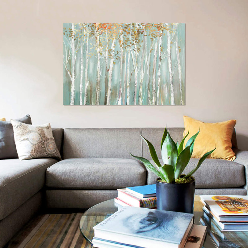 «Enchanted Forest» par Allison Pearce - impression sur toile tendue, H 40 po x l 60 po x P 1,5 po, Toile tendue, Pas de tapis