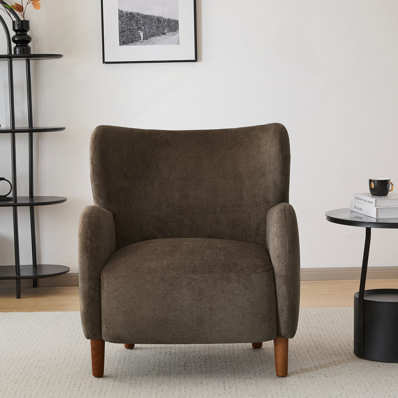 Fauteuil club Parmelee, Marron foncé