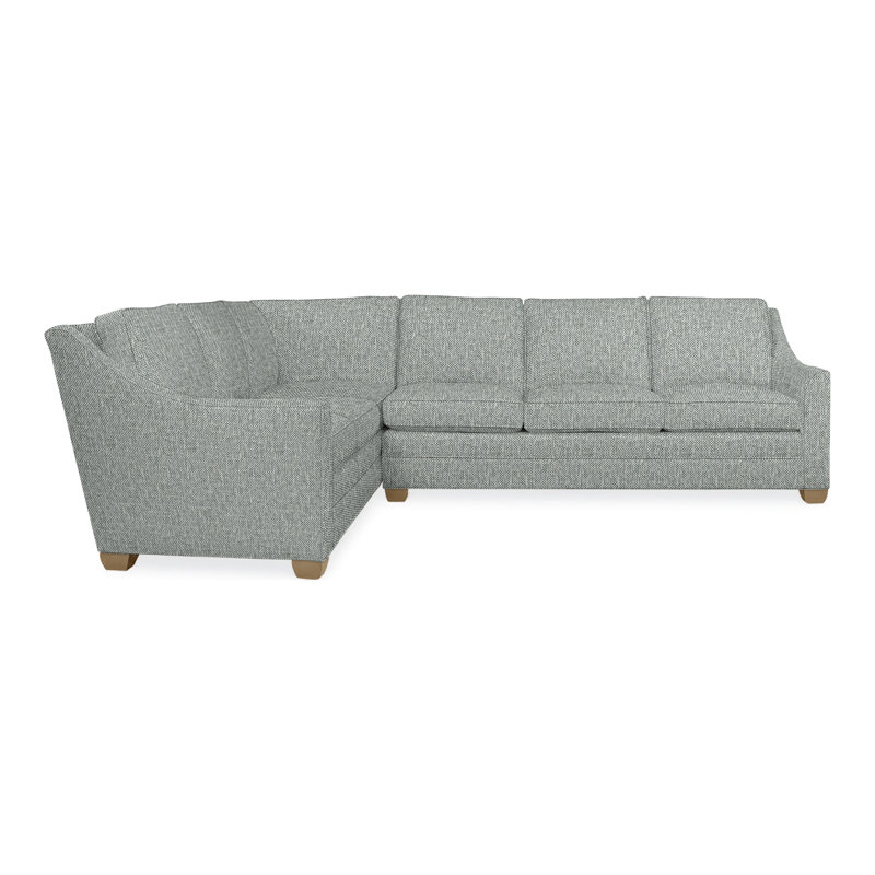 American Bungalow 2-Piece Nicholas Sectional, Hampton, Ian Haze, No