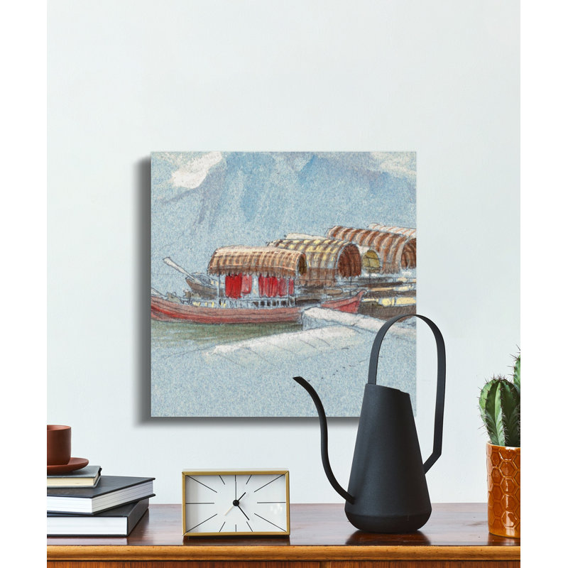 Renville 1 Piece Wrapped Canvas Wall Art Set, 6x6