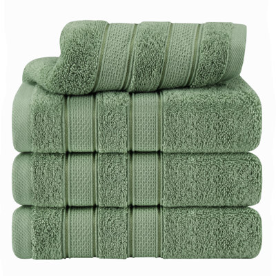  Essuie-mains 100% coton 4 pièces pour salle de bain