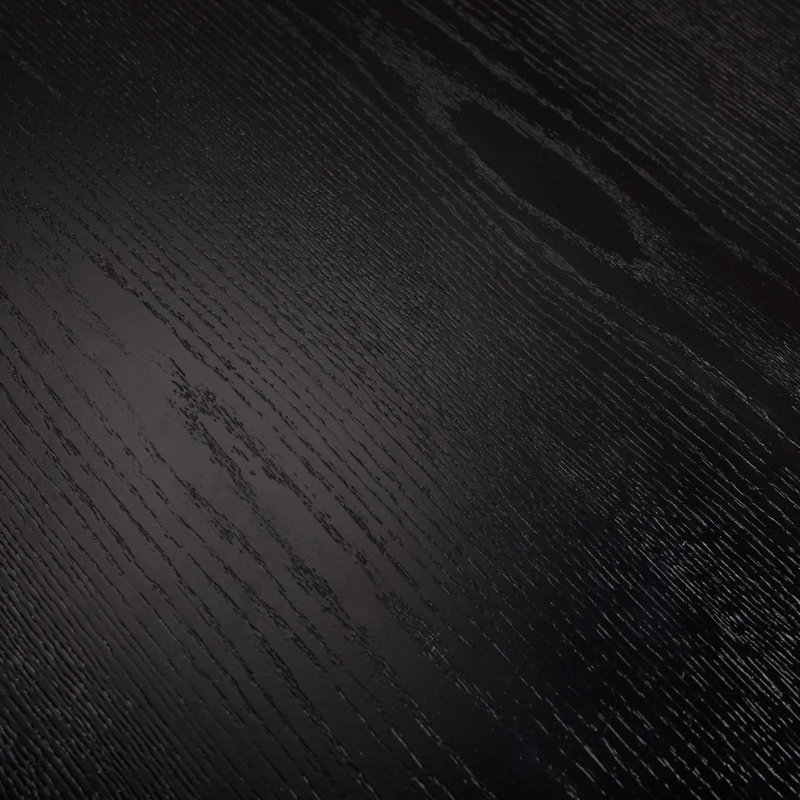 Table de salle à manger Huelle, Noir