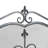 Lowen 3-Panel Iron Fireplace Screen with Arch Top & Ornate Scrollwork