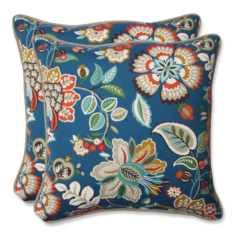 Coussin intérieur / extérieur Telfair Peacock