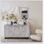 Armoire décorative de style campagnard avec 4 portes