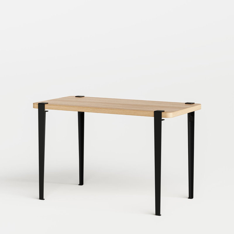 Table de salle à manger Tiptoe, 47.2"W x 23.6"D, Graphite Black