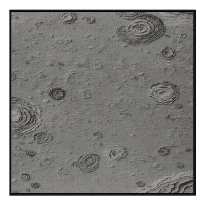 Machine Washable Space Gray Area Rug