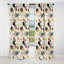 Rideau Subdued Expression - Floral - Rideau floral occultant en velours - 1 panneau-107547896