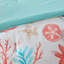 Édredon 7 pièces - plage, corail, coton corail-124915196