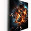 Horloge murale Asteroids Planète orange I - Asteroids-99629944