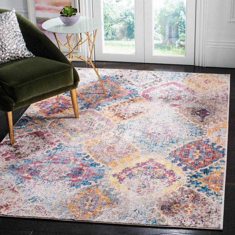 Sanibel Bristol Performance Geometric Rug, Rectangle 6' x 9'