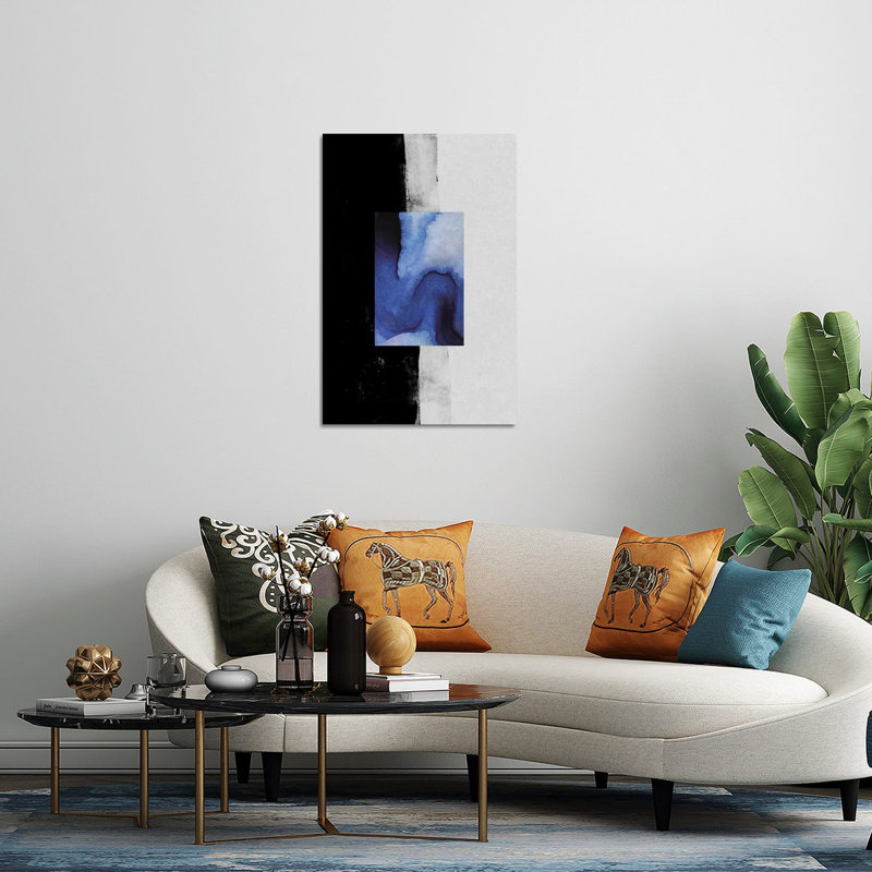 «Blue» par Leemo, impression sans cadre, H 24 po x l 16 po x P 0,25 po