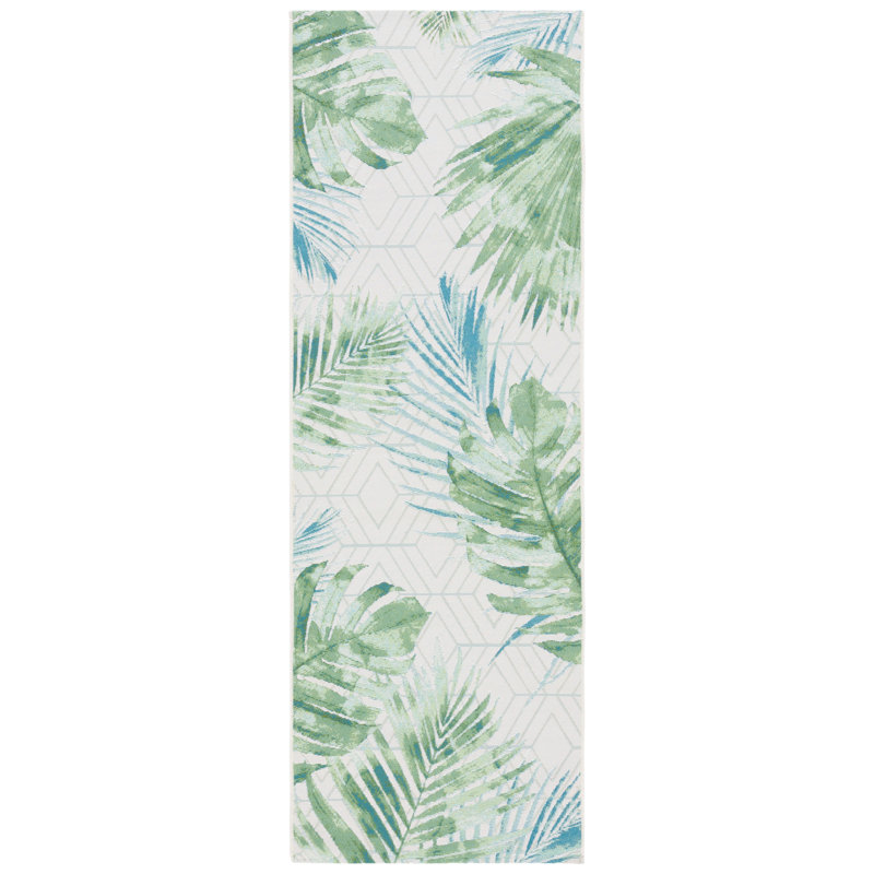 Isolda 500 Performance Geometric Indoor/Outdoor Area Rug, Runner 2'8" x 10'5"