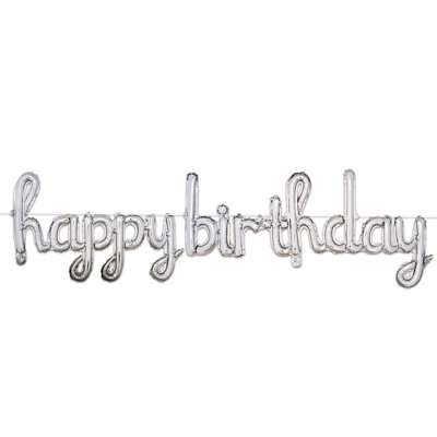 Script Happy Birthday Balloon Streamer