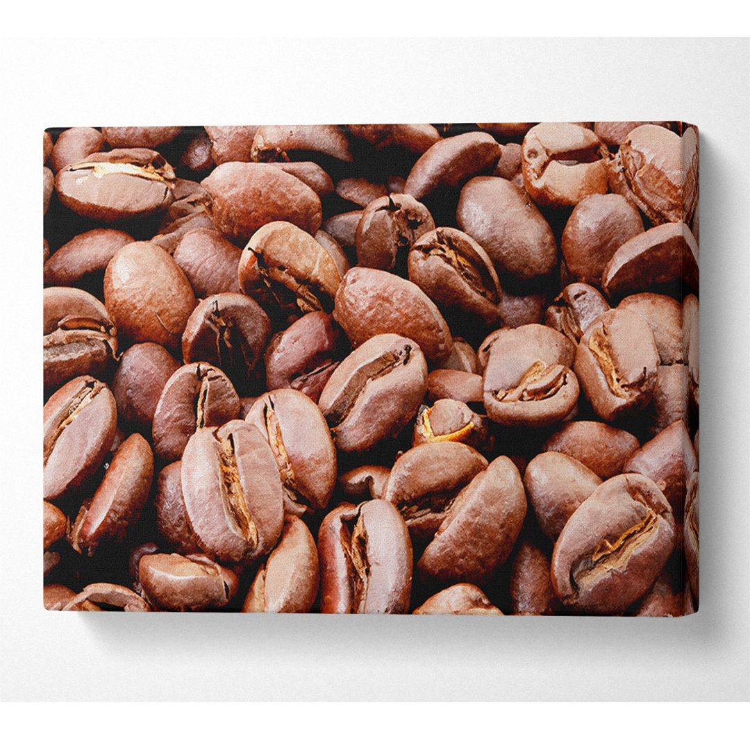 Kaffeebohnen - Kunstdrucke auf Leinwand - Wrapped Canvas