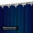 Network Wallpaper Cover Creative Blue Shower Curtain with 12 Hooks-1624022386