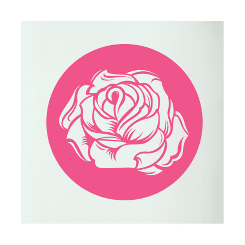 Plants & Flowers Wall Decal, Pink