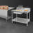 DENFER Stainless Steel 39.37'' L x 25.19'' W x 37.4'' H Work Table