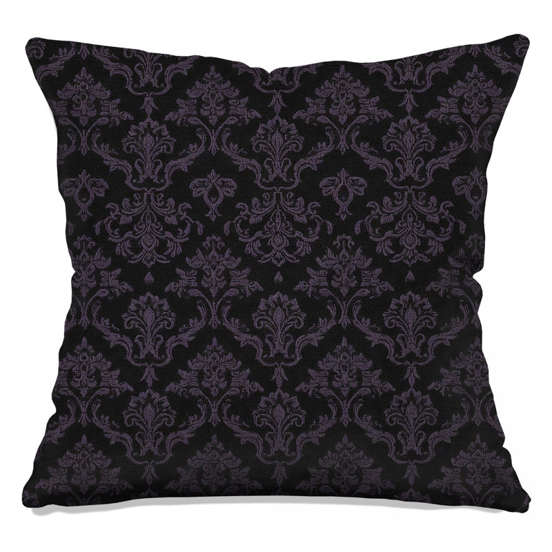 Coussins décoratifs damassés, 14 X 14 pouces